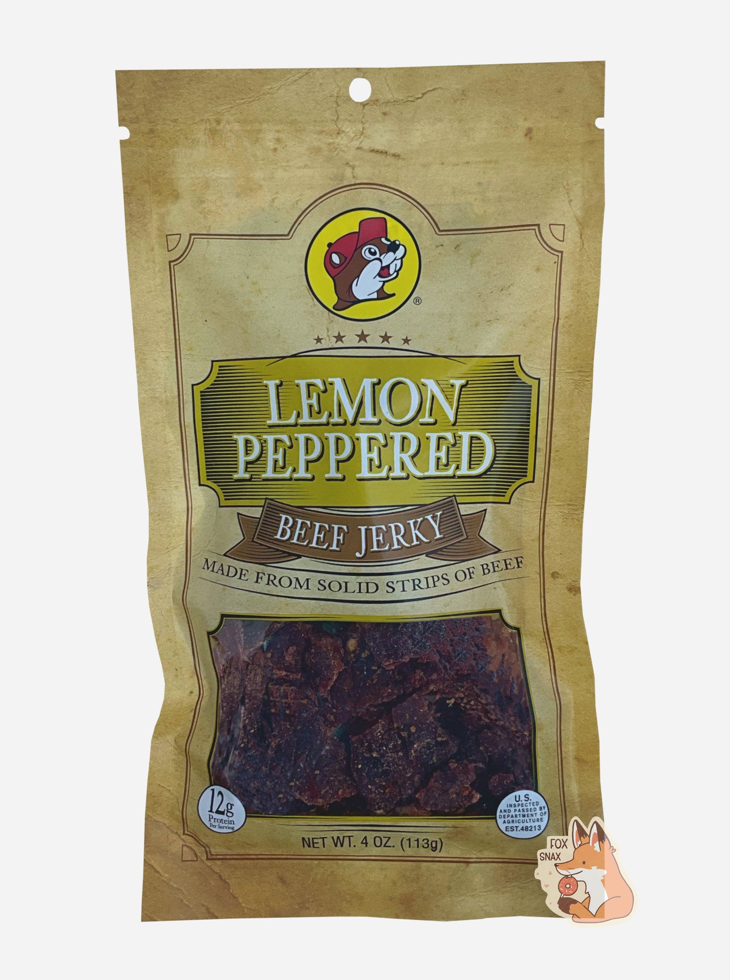 Buc-ee's Lemon Pepper Beef Jerky