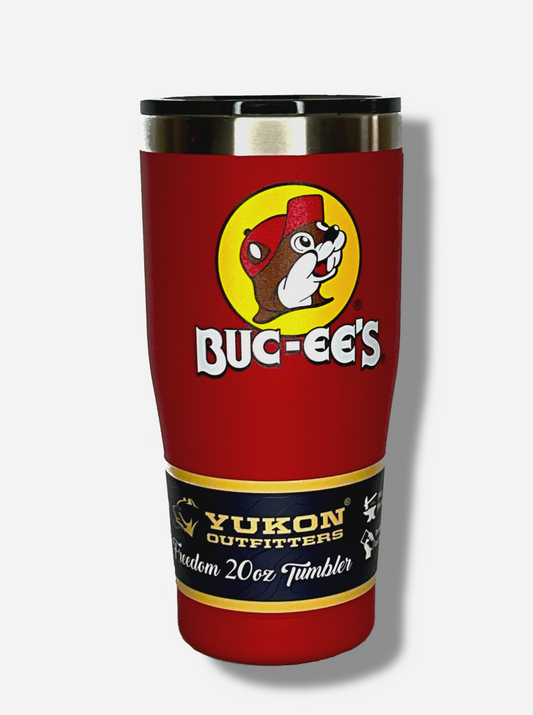 Buc-ee's Yukon Outfitters Red 20oz Tumbler