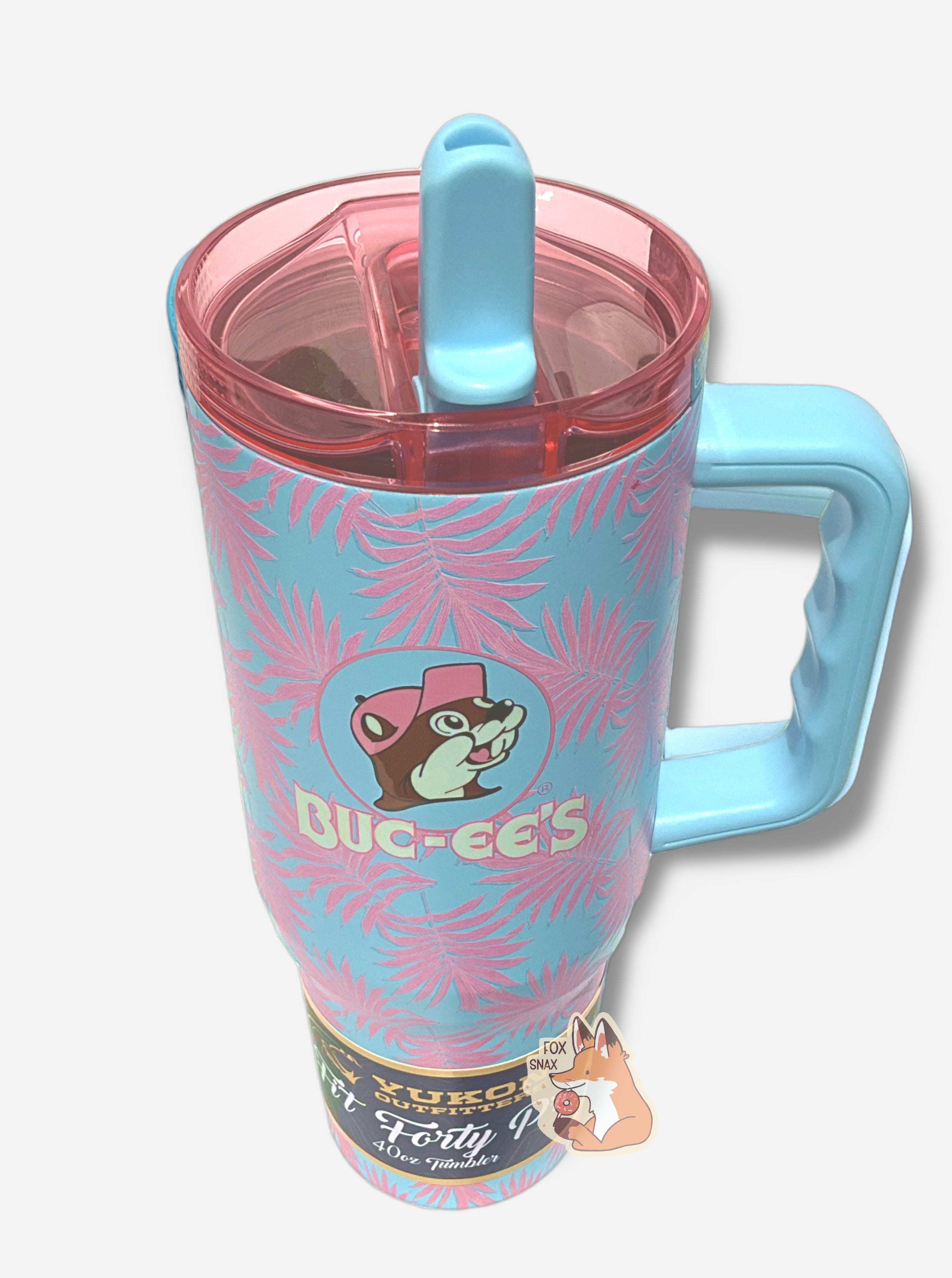 Buc-ee's Yukon Outfitters Pastel Palm 40oz Pro Tumbler – Fox Snax