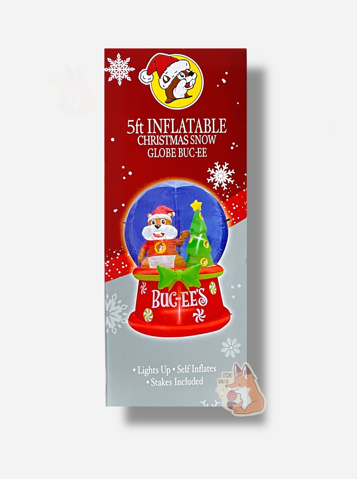 Buc-ee's 5 Ft Inflatable Christmas Snow Globe 2025