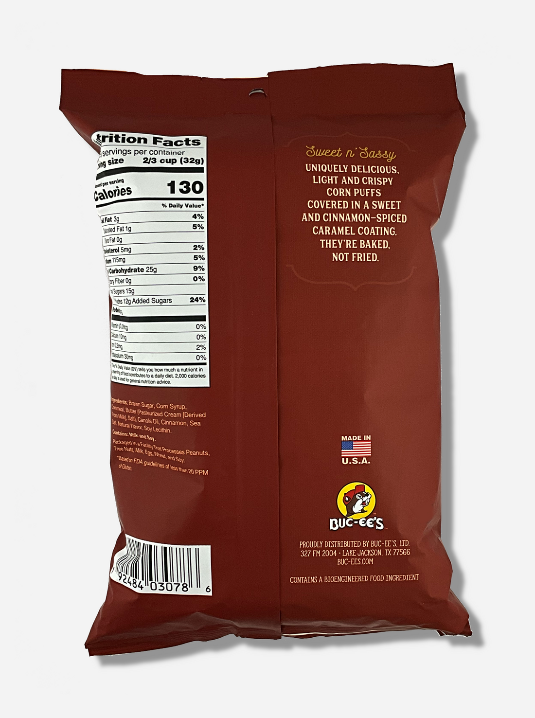 Bucee's Cinnamon Sweet Beaver Nuggets Fox Snax