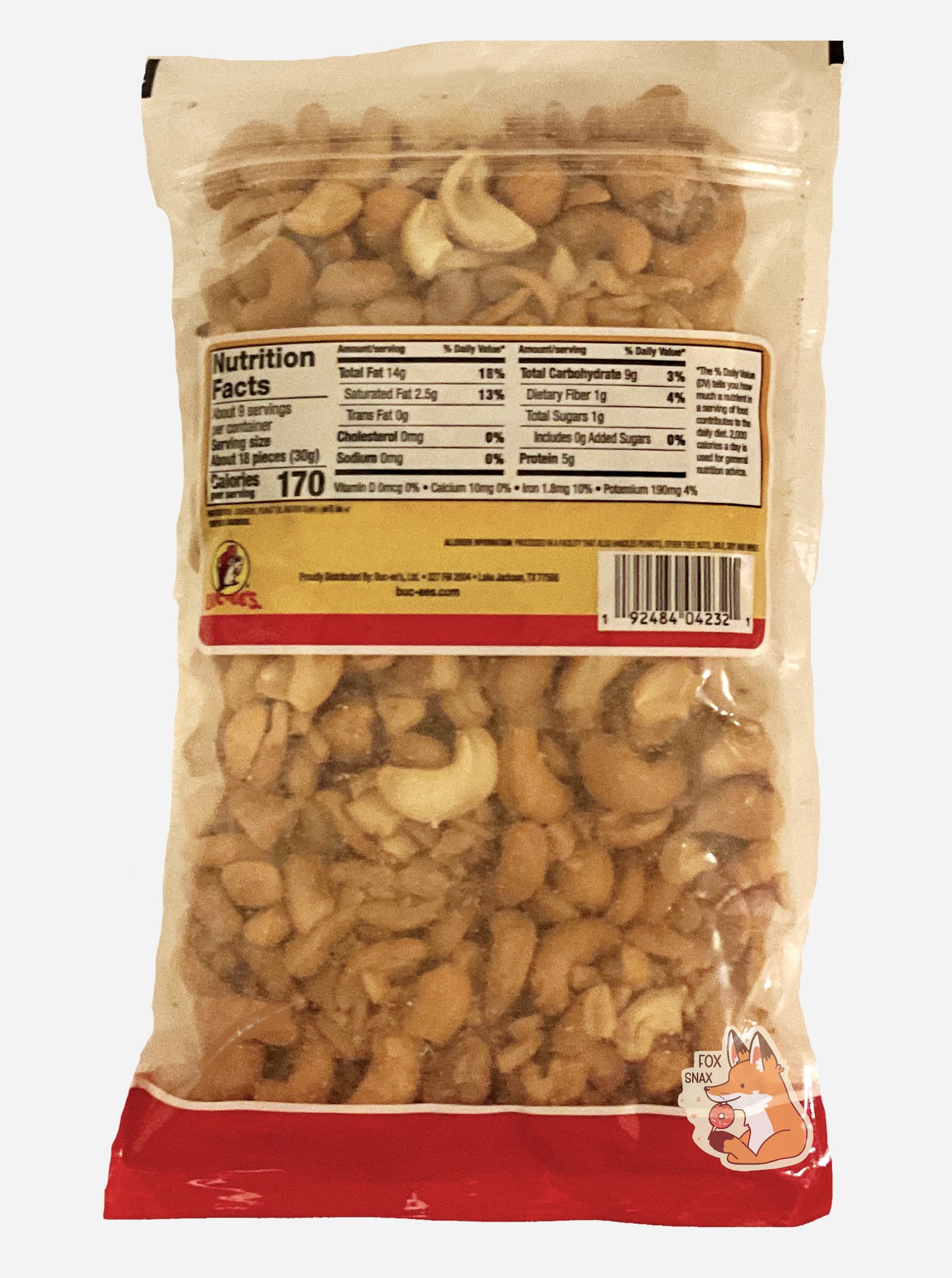 Buc-ee's Roasted Salted Cashews