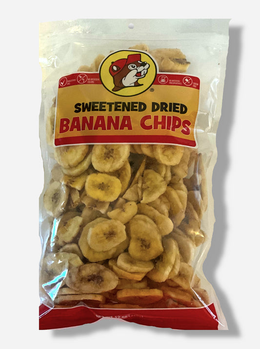 Buc-ee's Sweetened Dried Banana Chips