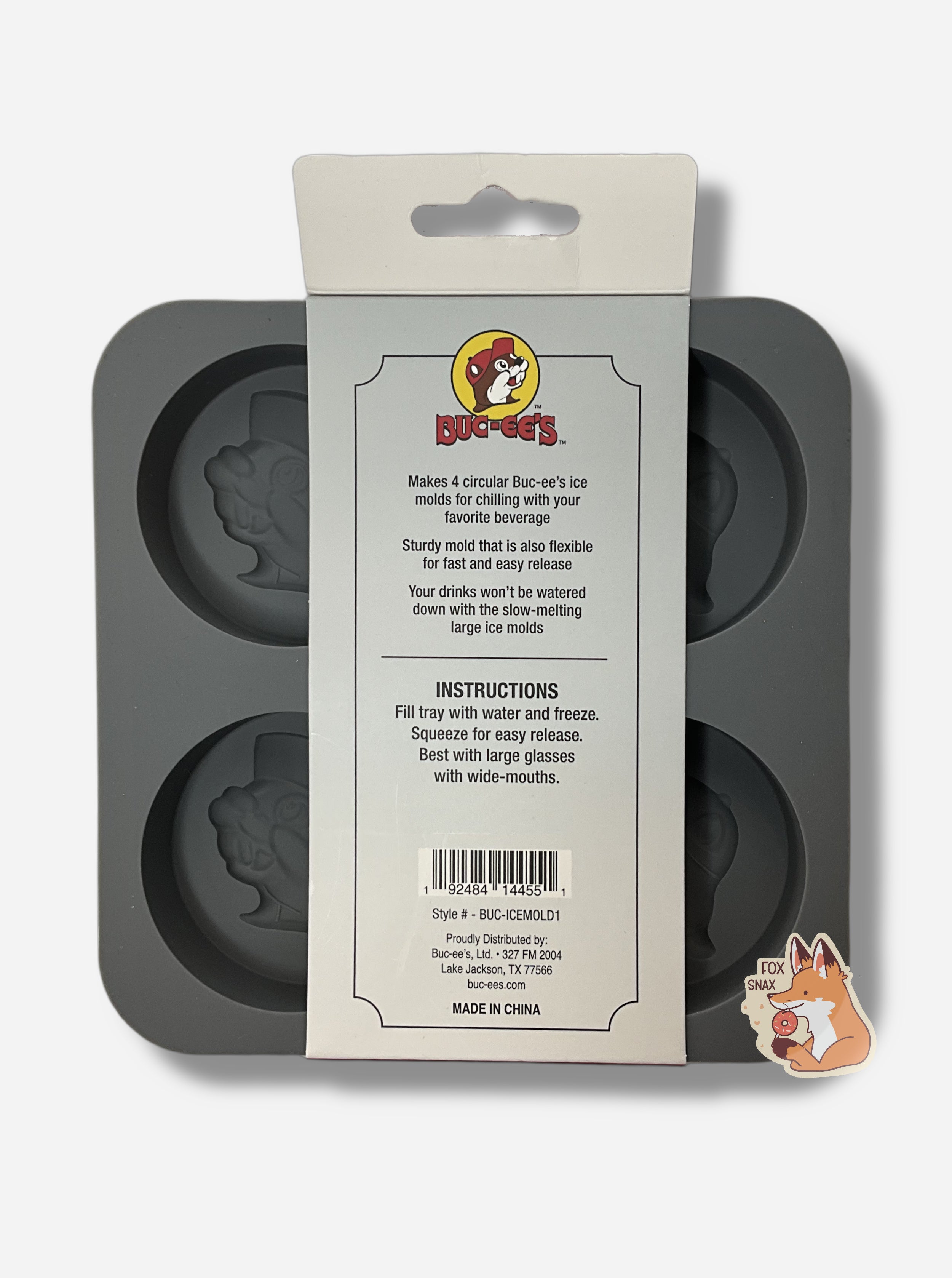 Buc-ee's Ice Mold Tray – Fox Snax